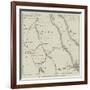 Map of General Gordon's Route from Assouan to Khartoum-null-Framed Giclee Print