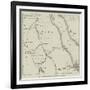 Map of General Gordon's Route from Assouan to Khartoum-null-Framed Giclee Print