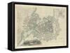 Map of Geneva, with an Illustrated 'View of the City', 1847-null-Framed Stretched Canvas