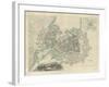 Map of Geneva, with an Illustrated 'View of the City', 1847-null-Framed Giclee Print