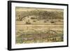 Map of Genoa and Florence from Civitates Orbis Terrarum-null-Framed Giclee Print