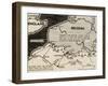 Map of German World War 2 Invasion and Allied Resistance in Early June 1940-null-Framed Art Print