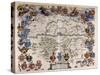 Map of Germany, C.1644-1645-Willem And Joan Blaeu-Stretched Canvas