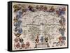 Map of Germany, C.1644-1645-Willem And Joan Blaeu-Framed Stretched Canvas