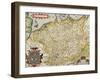 Map of Germany, from Theatrum Orbis Terrarum-null-Framed Giclee Print