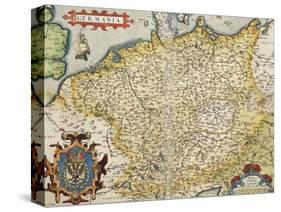 Map of Germany, from Theatrum Orbis Terrarum-null-Stretched Canvas