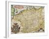 Map of Germany, from Theatrum Orbis Terrarum-null-Framed Giclee Print