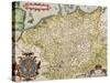 Map of Germany, from Theatrum Orbis Terrarum-null-Stretched Canvas