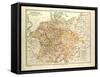 Map of Germany in 1546-null-Framed Stretched Canvas