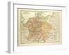 Map of Germany in 1546-null-Framed Giclee Print