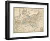 Map of Germany (Prussia) Showing the Various Nation States-null-Framed Photographic Print