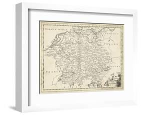 Map of Germany-T. Jeffreys-Framed Art Print