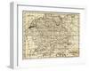Map of Germany-null-Framed Giclee Print