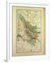 Map of Gironde France-null-Framed Giclee Print