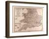 Map of Great Britain, 1872-null-Framed Giclee Print