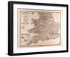 Map of Great Britain, 1872-null-Framed Giclee Print