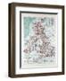 Map of Great Britain and Ireland 1899-null-Framed Giclee Print