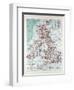 Map of Great Britain and Ireland 1899-null-Framed Giclee Print