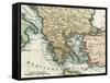 Map of Greece, 1792-null-Framed Stretched Canvas