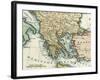 Map of Greece, 1792-null-Framed Art Print