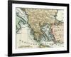 Map of Greece, 1792-null-Framed Art Print