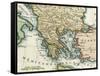 Map of Greece, 1792-null-Framed Stretched Canvas