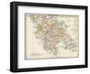 Map of Greece, 1870s-null-Framed Giclee Print