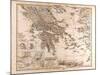 Map of Greece, 1873-null-Mounted Giclee Print