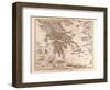 Map of Greece, 1873-null-Framed Giclee Print