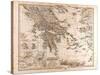 Map of Greece, 1873-null-Stretched Canvas