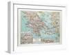 Map of Greece 1899-null-Framed Giclee Print