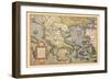 Map of Greece-Abraham Ortelius-Framed Art Print