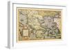 Map of Greece-Abraham Ortelius-Framed Art Print