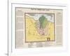 Map of Green Bag Land, ca. 1820-Joseph Onwhyn-Framed Giclee Print