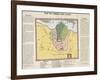 Map of Green Bag Land, ca. 1820-Joseph Onwhyn-Framed Giclee Print