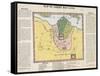 Map of Green Bag Land, ca. 1820-Joseph Onwhyn-Framed Stretched Canvas