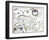 Map of Groningen, Netherlands, 17th Century-Barthold Wicheringe-Framed Giclee Print