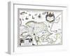 Map of Groningen, Netherlands, 17th Century-Barthold Wicheringe-Framed Giclee Print