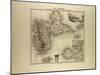 Map of Guadeloupe St. Martin and St. Barthélemy 1896-null-Mounted Giclee Print