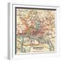 Map of Hamburg (C. 1900), Maps-Encyclopaedia Britannica-Framed Art Print