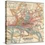 Map of Hamburg (C. 1900), Maps-Encyclopaedia Britannica-Stretched Canvas