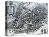 Map of Hamburg, from 'Cities of the World'-Braun Hogenberg-Stretched Canvas
