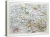 Map of Hannover Germany 1899-null-Stretched Canvas