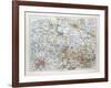 Map of Hannover Germany 1899-null-Framed Giclee Print