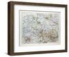 Map of Hannover Germany 1899-null-Framed Giclee Print