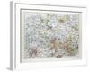 Map of Hannover Germany 1899-null-Framed Giclee Print