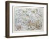 Map of Hannover Germany 1899-null-Framed Giclee Print