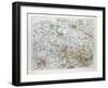 Map of Hannover Germany 1899-null-Framed Giclee Print