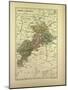 Map of Haute-Garonne France-null-Mounted Giclee Print