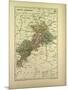 Map of Haute-Garonne France-null-Mounted Giclee Print